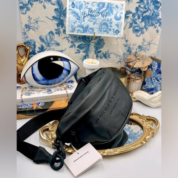 🆕 ALEXANDER WANG 🧿 NWT NIB Primal Leather Fannypack Belt Bag - AUTHENTICATED - Picture 2 of 15